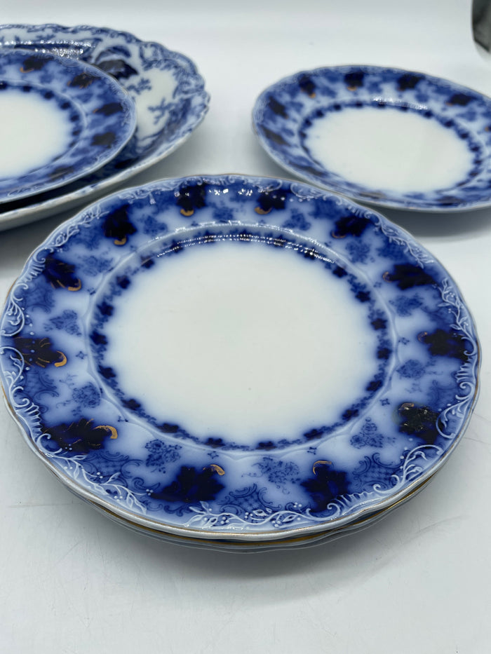 JOHNSON BROTHERS SET OF 5 DISHES 1 SERVING PLATTER FULTON PATTERN