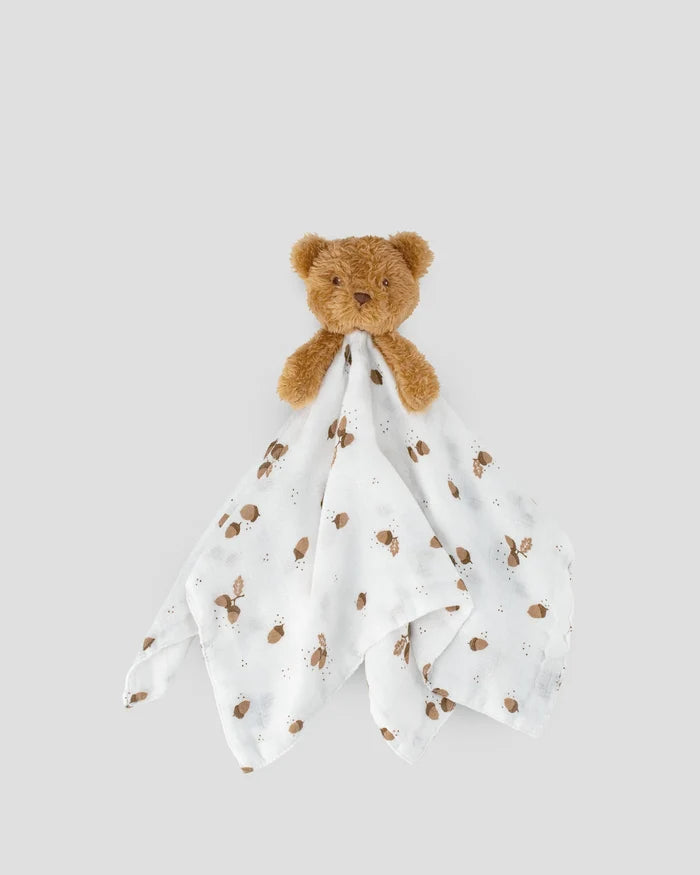 Little Bamboo Muslin Baby Comforter - Billy the Bear