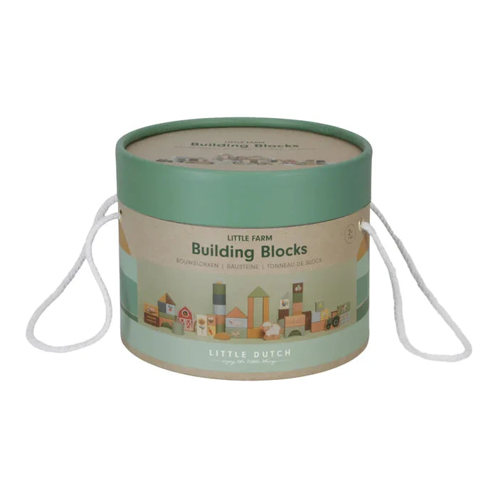 Little Farm Wooden Building Block Set (DAMAGED PACKAGING)