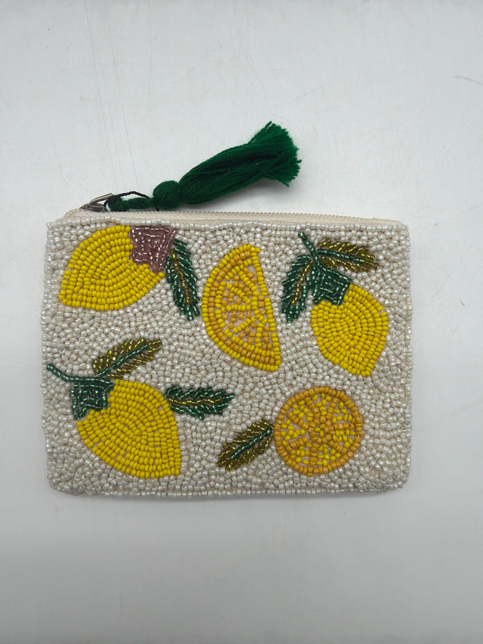 MINI POUCH BEADED MAKE LEMONADE