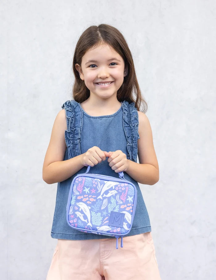 Montiico Mini Insulated Lunch Bag - Dolphin Dreams