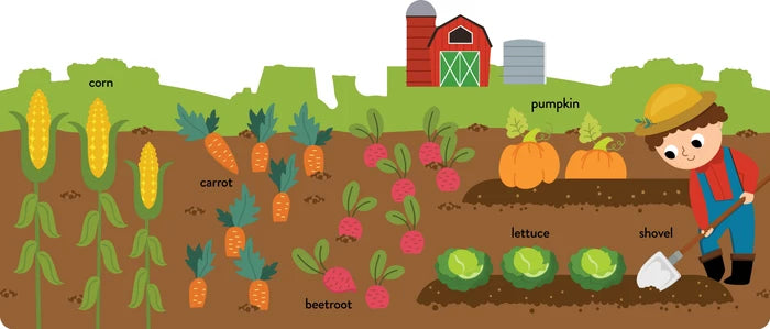 My First Words On the Farm Chunky Scenes Board Book