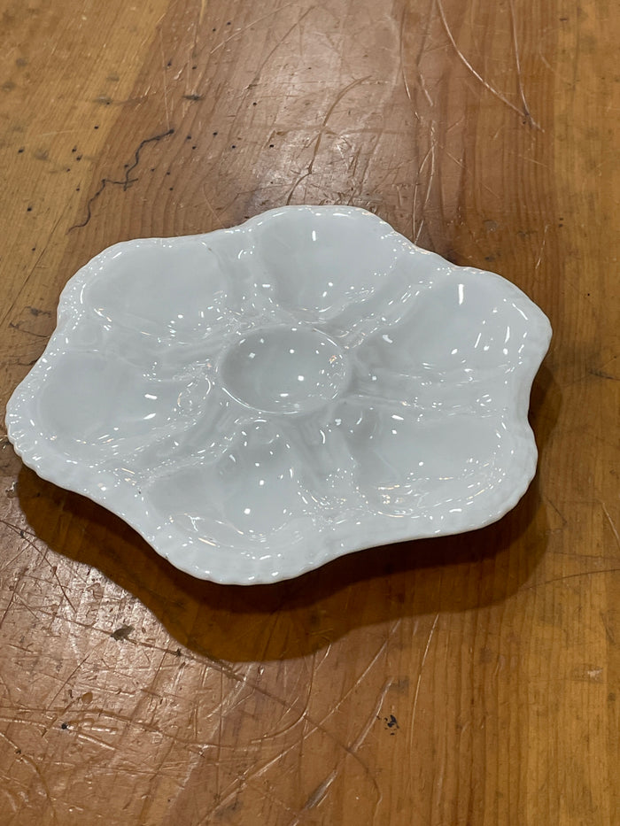 OYSTER PLATE WHITE