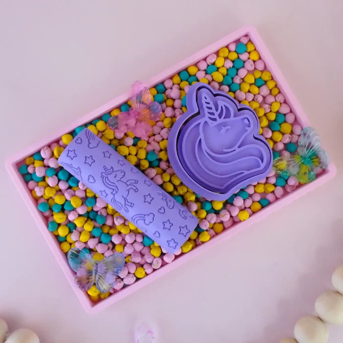 Play Sense Eco Textured Roller | Unicorn