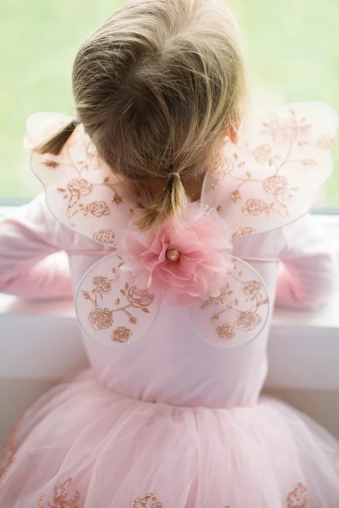 Rose Gold Tutu & Wings Set | Size 4-6