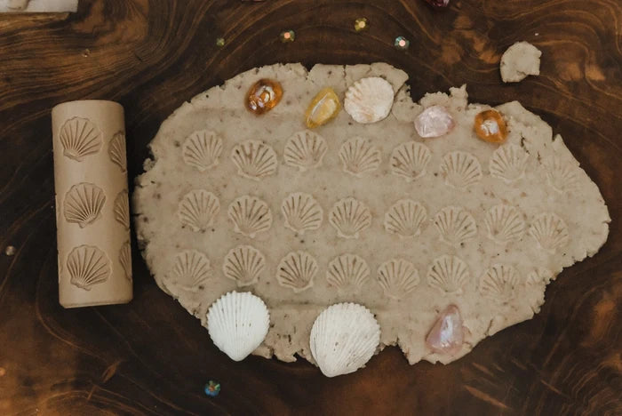 Shell Playdough/Sensory Play Roller