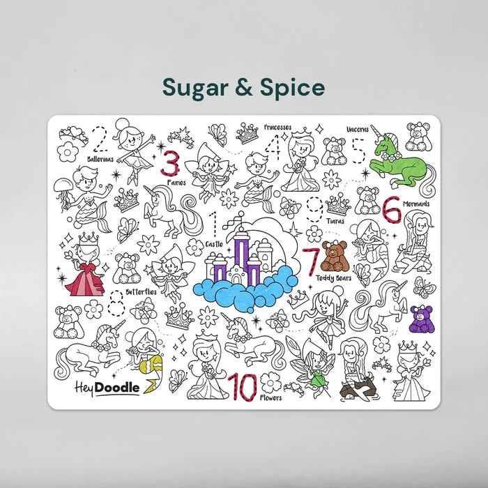 Sugar & Spice Classic Colouring & Doodle Mat