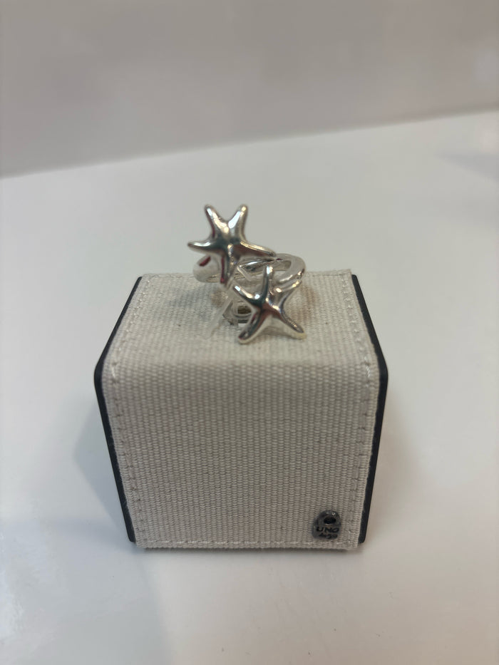 UNO DE 50 STAR BORN RING SILVER SIZE 7.50