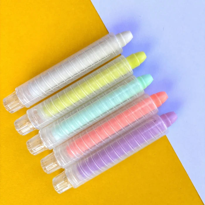 12pcs Neon Dustless Chalk Crayons
