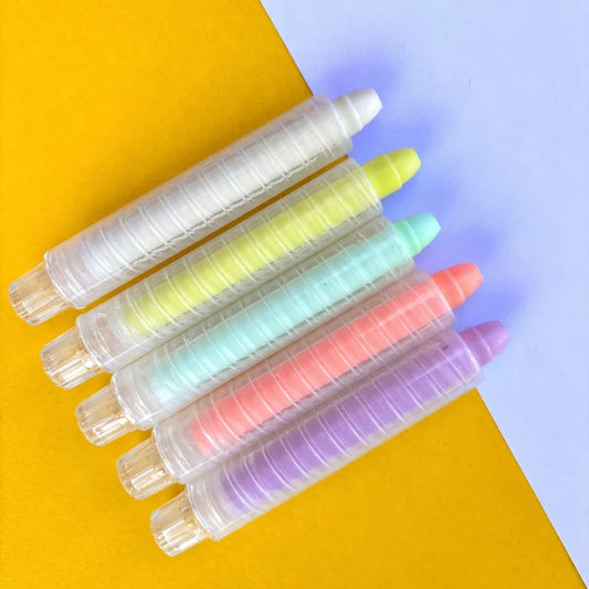 12pcs Neon Dustless Chalk Crayons