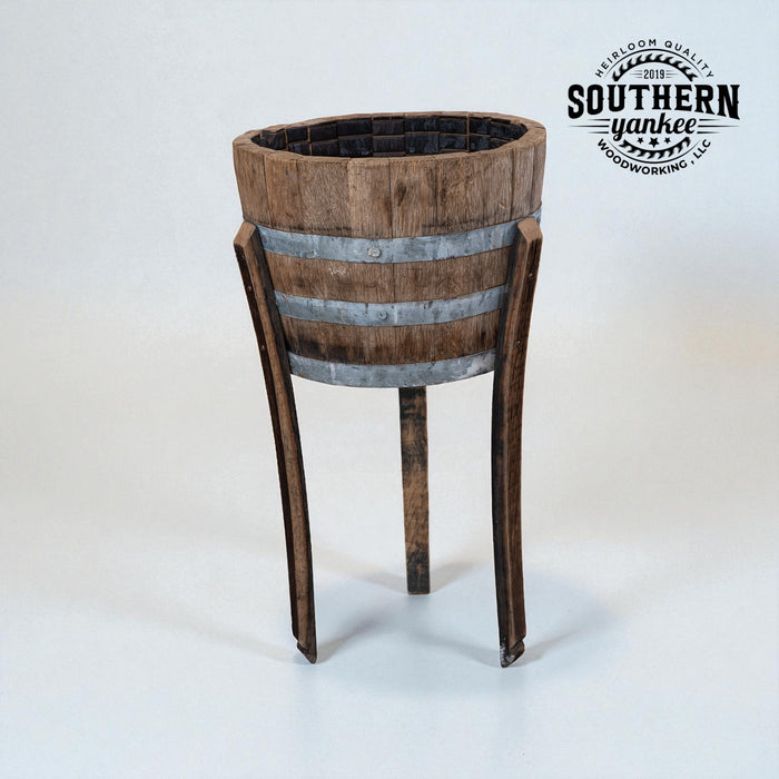 1773 Barrel Planter With Legs