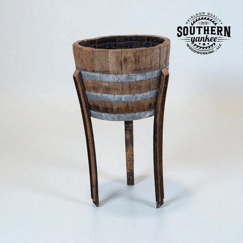 1773 Barrel Planter With Legs