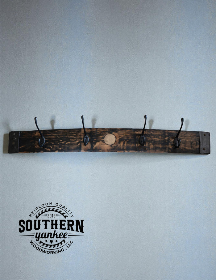 1773 Boston Harbor Coat Rack (Stave Wall Mount)