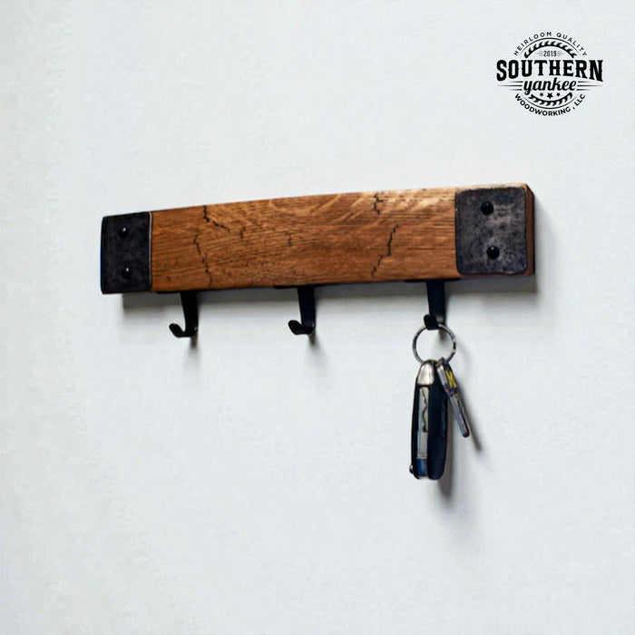1773 Engraved Stave Coat Rack