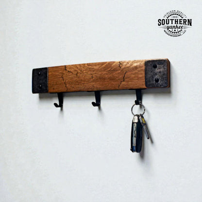 1773 Engraved Stave Coat Rack