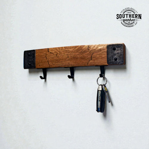 1773 Engraved Stave Coat Rack