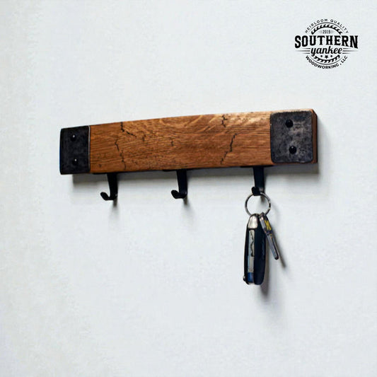 1773 Engraved Stave Coat Rack