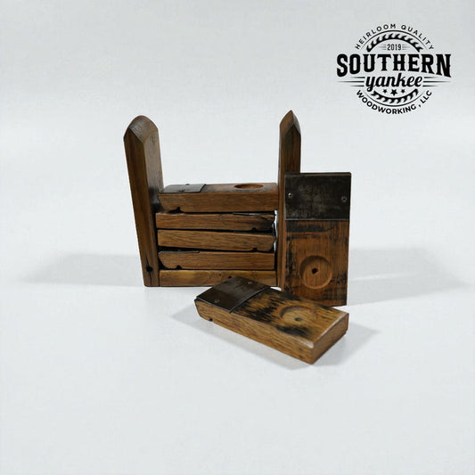1773 Staves Cigar/Shot Glass Coaster W/ Stand