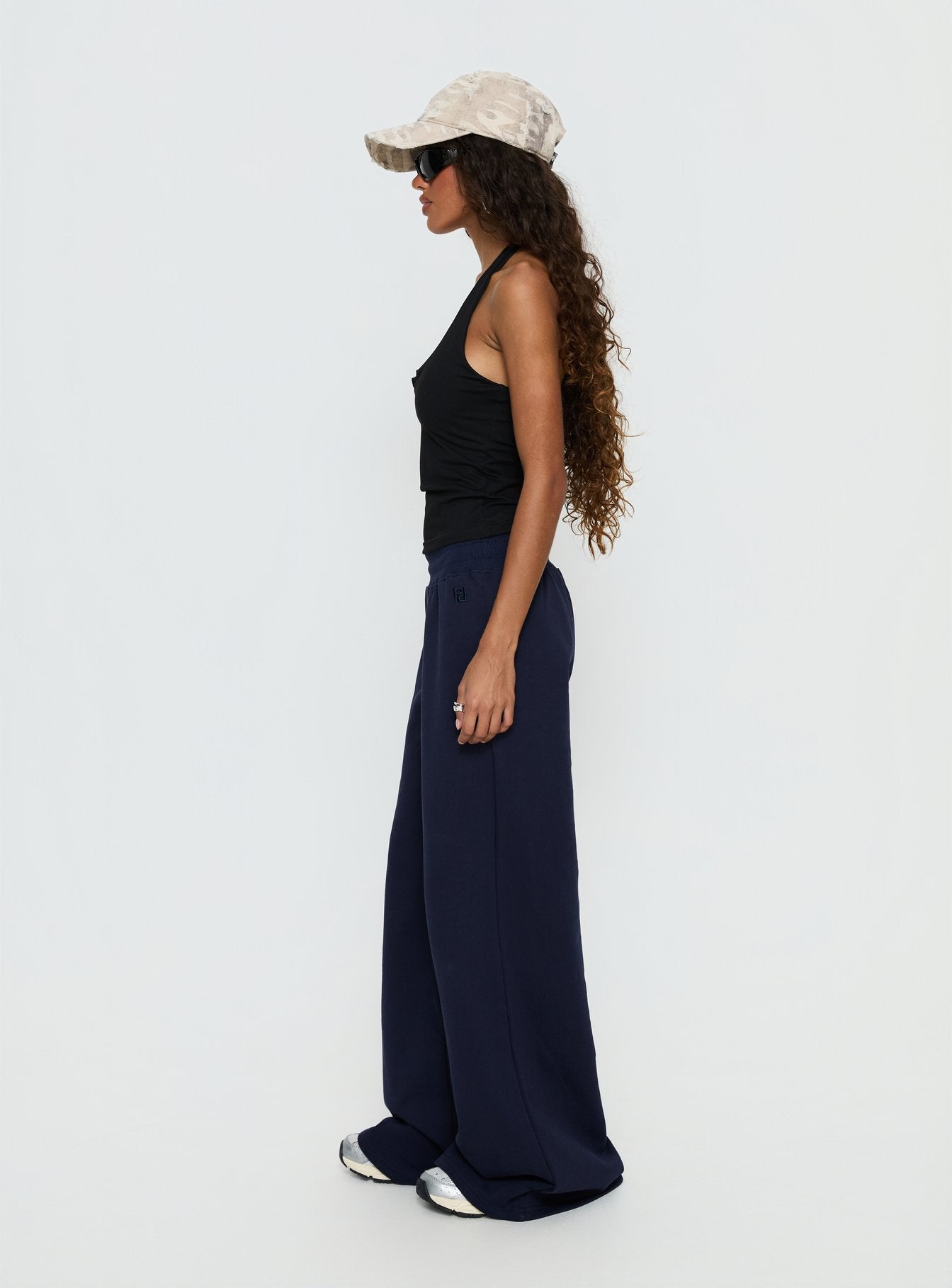 Summits Flared Track Pants Navy