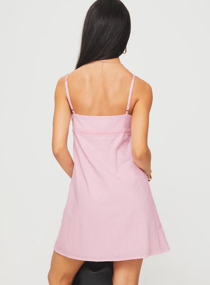 Lunya Mini Dress Pink