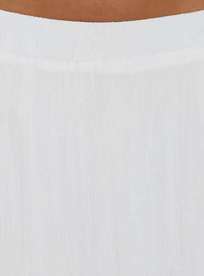 Miriah Maxi Skirt White Petite