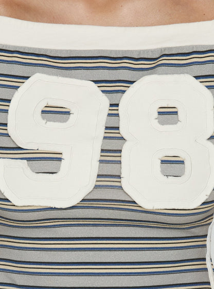 98 Baby Off The Shoulder Top Stripe