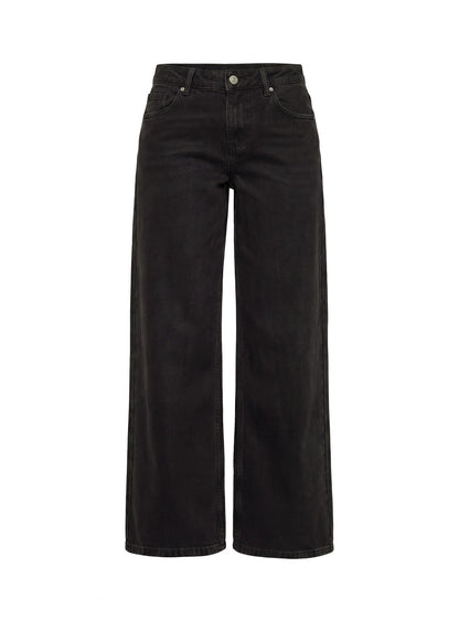 Ramos Low Rise Denim Jeans Washed Black