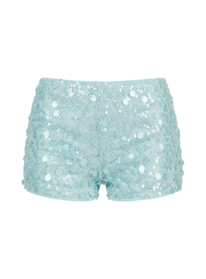 Views Of Capri Micro Shorts Blue