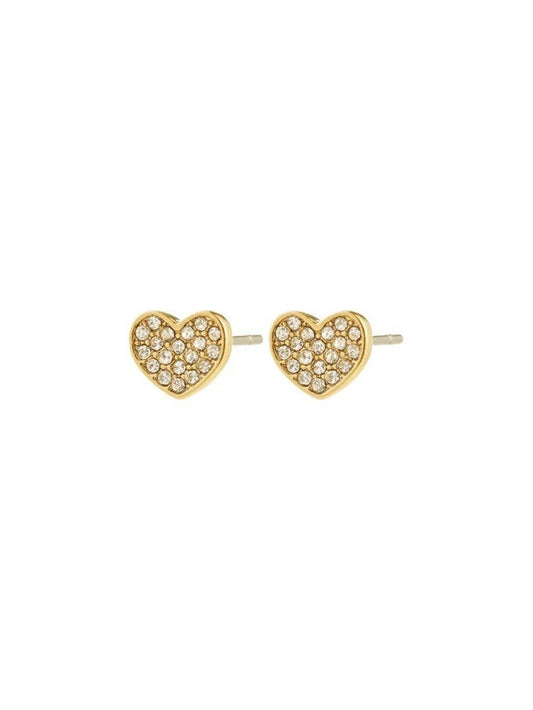 PILGRIM Emmett Heart Stud Earrings