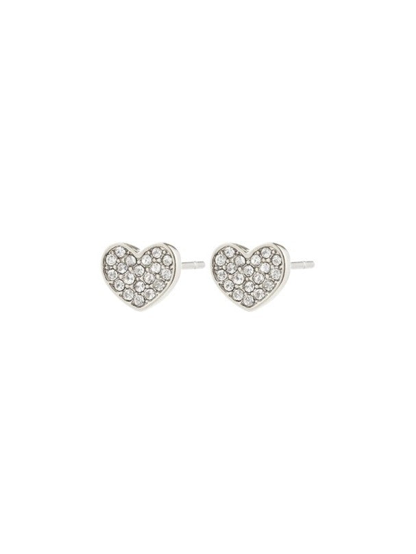 PILGRIM Emmett Heart Stud Earrings