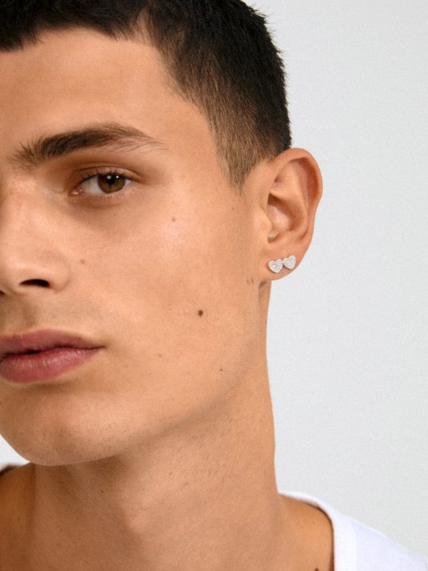 PILGRIM Emmett Heart Stud Earrings