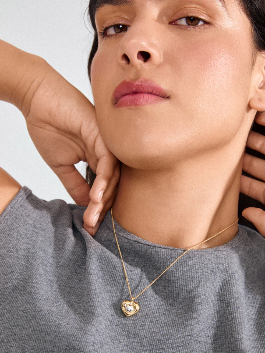 PILGRIM Nova Heart Necklace