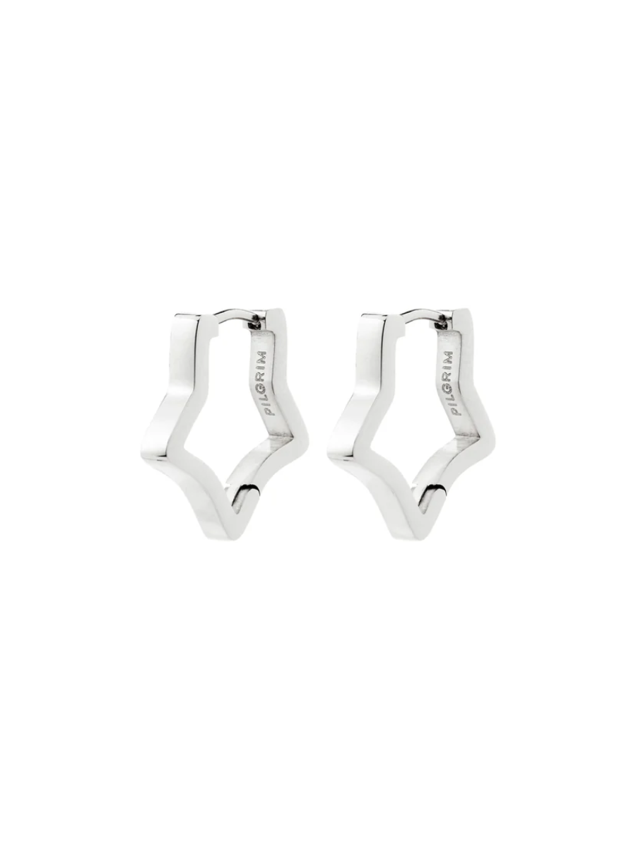 PILGRIM Solari Star Hoop Earrings