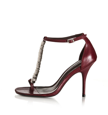 Burgundy Leather / 35