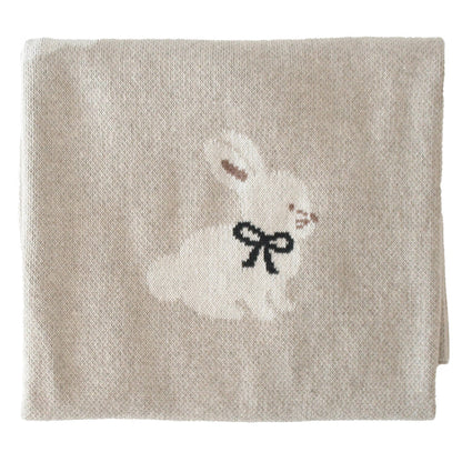 Alimrose Baby Bunny Blanket - Natural