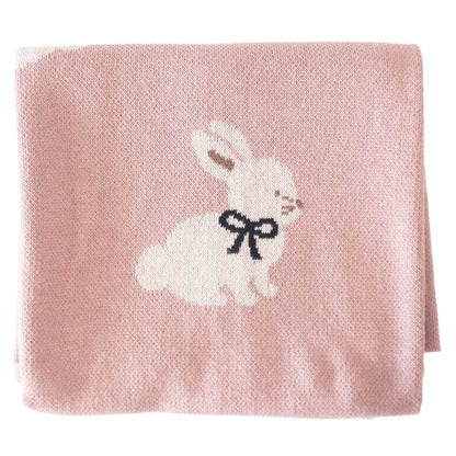 Alimrose Baby Bunny Blanket - Petal