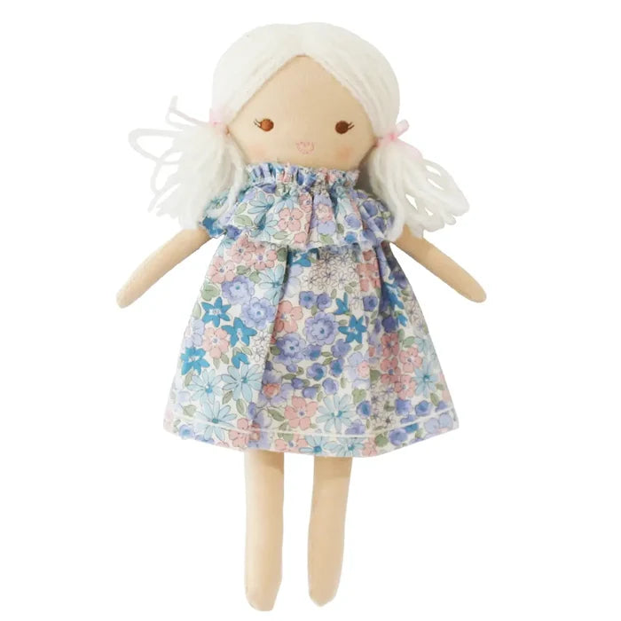 Alimrose Mini Matilda Asleep Awake 24cm Lilly Blue