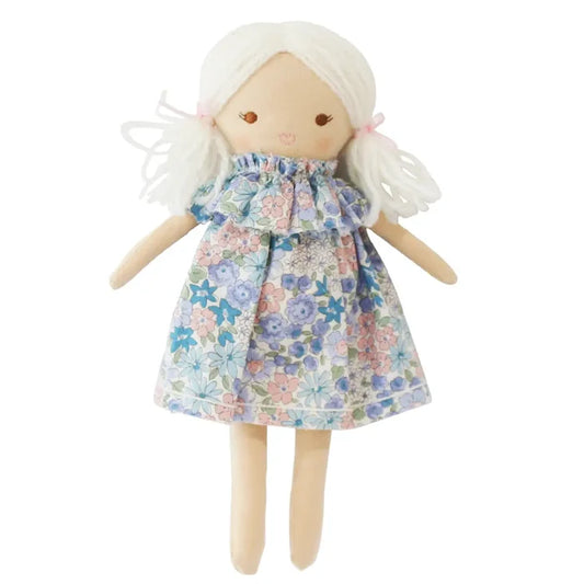 Alimrose Mini Matilda Asleep Awake 24cm Lilly Blue