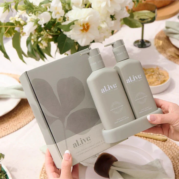 al.ive Body Compact Wash & Lotion Duo - Ivory Bloom