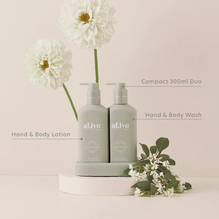 al.ive Body Compact Wash & Lotion Duo - Ivory Bloom