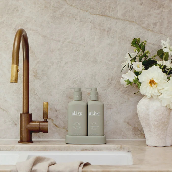 al.ive Body Compact Wash & Lotion Duo - Ivory Bloom
