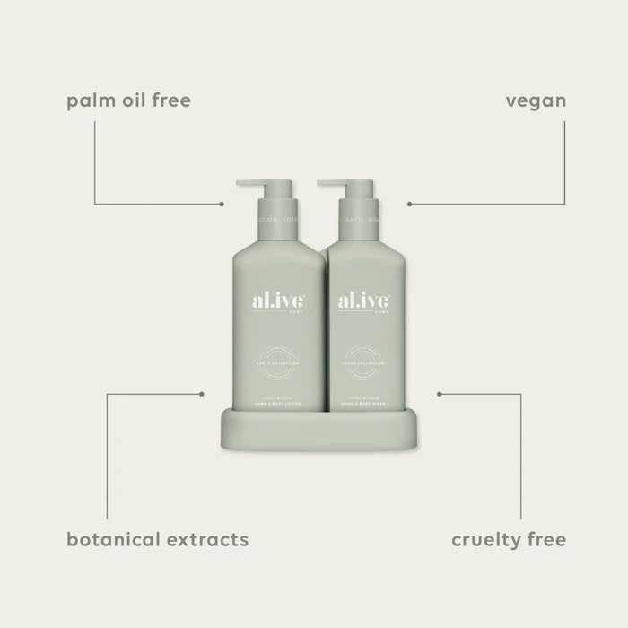 al.ive Body Compact Wash & Lotion Duo - Ivory Bloom