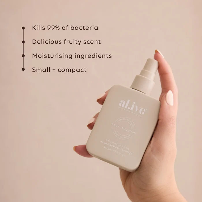 al.ive body Watermelon & Lime Hand and Surface Sanitiser