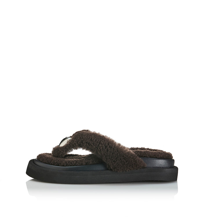 Choc Shearling / 35
