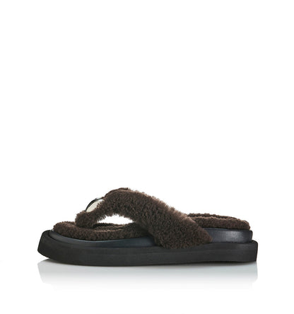 Choc Shearling / 35