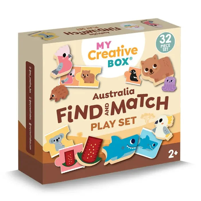 Aussie Animals Find and Match Playset
