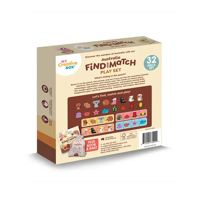 Aussie Animals Find and Match Playset