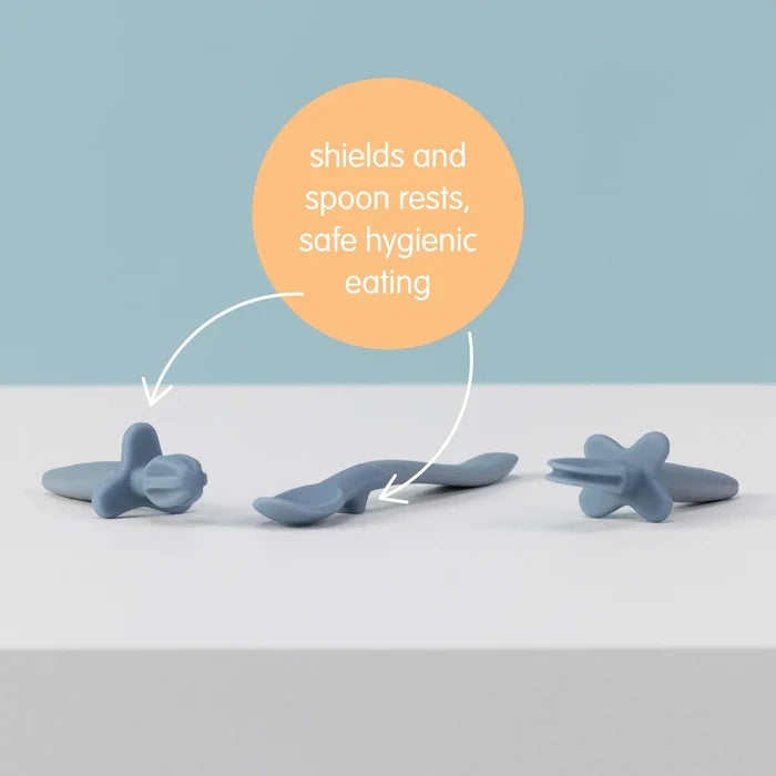b.box Weaning Cutlery Trio - Blush