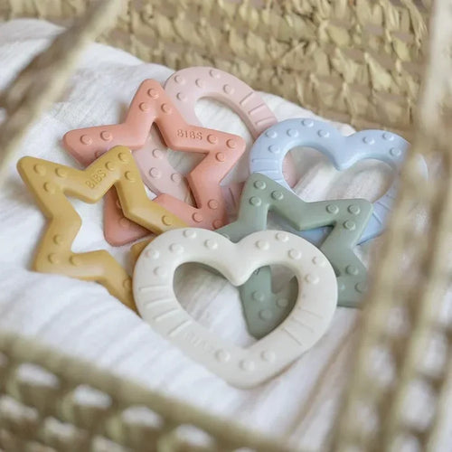 BIBS Bitie Heart Teether - Assorted