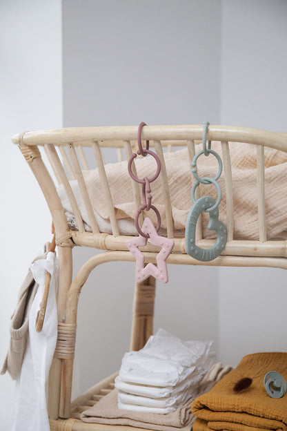 BIBS Bitie Heart Teether - Assorted